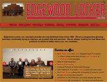 Tablet Screenshot of edgewoodlocker.com